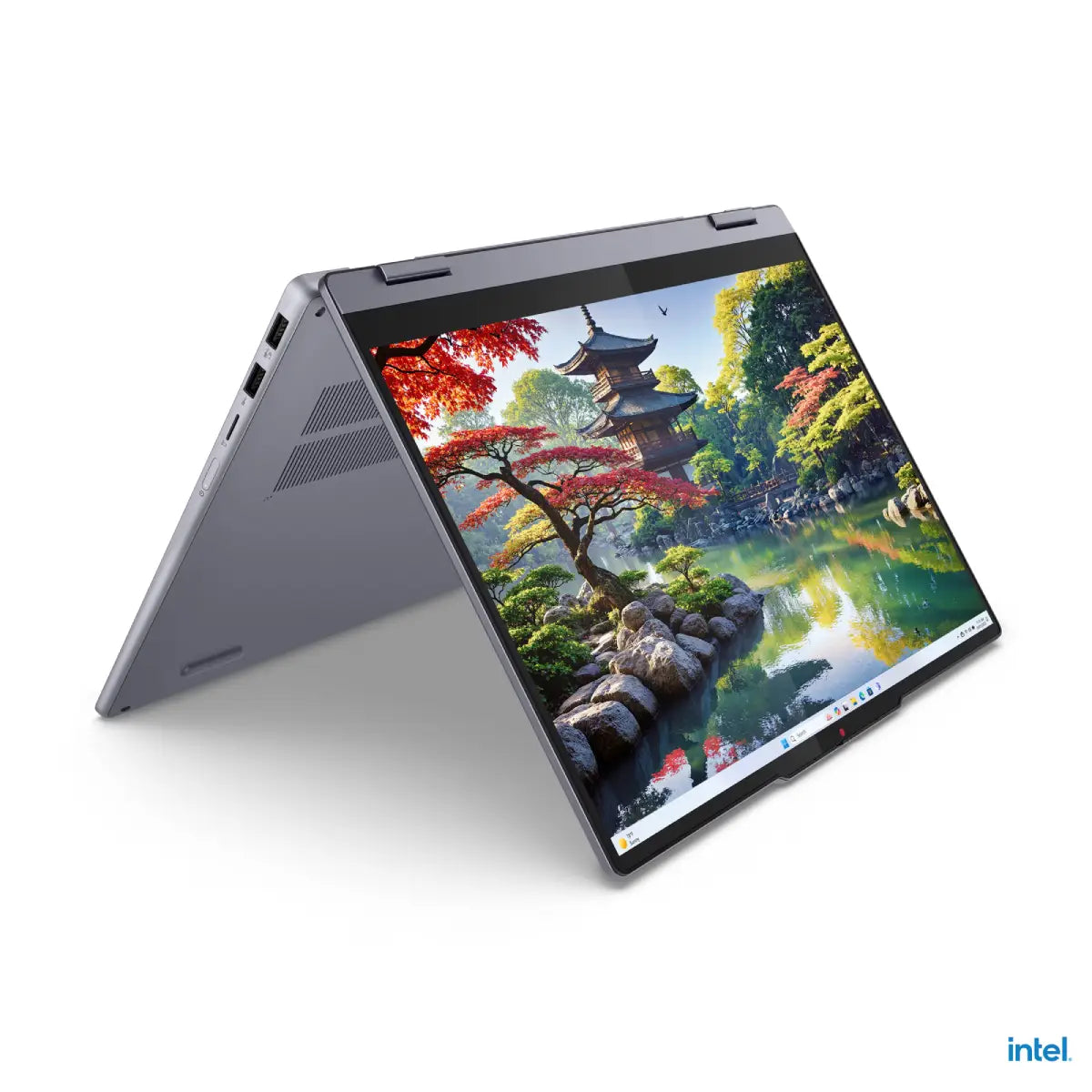 โน๊ตบุ๊ค 2 in 1 Lenovo IdeaPad 5 14IAL10-83KR0017TA Ultra 7 สีเทา (Luna Grey) - SpeedCom