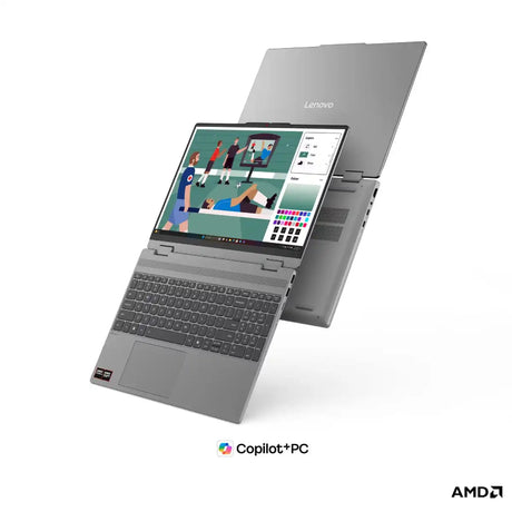 โน๊ตบุ๊ค 2 in 1 Lenovo IdeaPad 5 15AGP11-83UM0005TA Ryzen AI 7 สีเทาSpeedCom