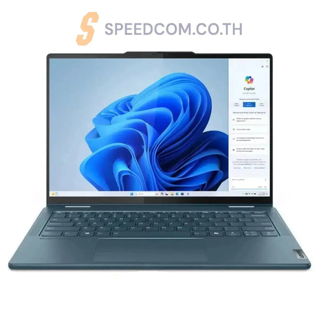 โน๊ตบุ๊ค 2 in 1 Lenovo Yoga 7 14IML9-83DJ00H4TA Ultra 5 สีน้ำเงิน (Tidal Teal)SpeedCom