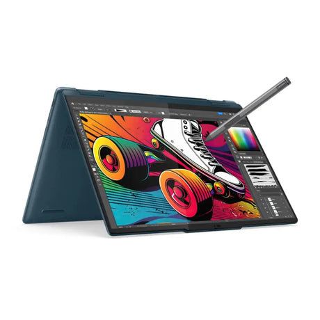 โน๊ตบุ๊ค 2 in 1 Lenovo Yoga 7 14IML9-83DJ00H4TA Ultra 5 สีน้ำเงิน (Tidal Teal) - SpeedCom