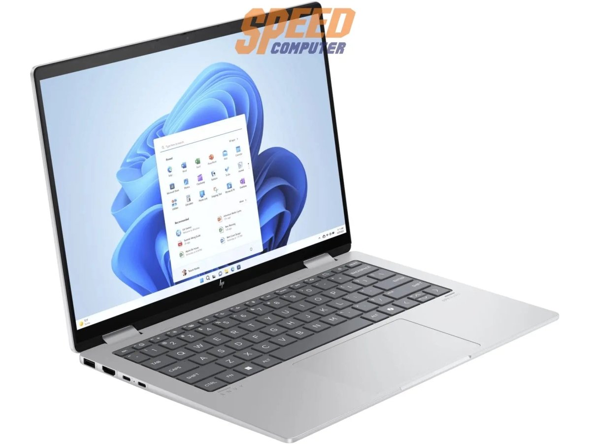 โน๊ตบุ๊ค 2 in 1 HP Envy X360 14 - FA0034AU (9Y3X9PA) Ryzen 5 สีเงิน (Glacier Silver) - SpeedCom