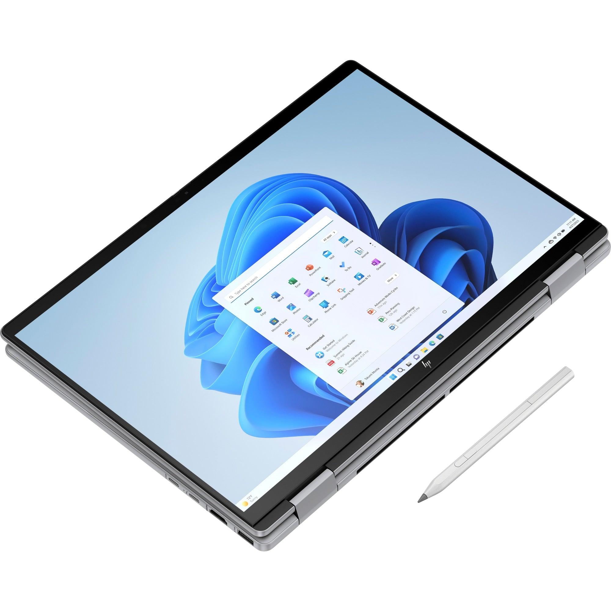 โน๊ตบุ๊ค 2 in 1 HP Envy X360 14-fc0095TU (9Y3Y0PA) Ultra 7 สีเงิน (Meteor Silver) - SpeedCom