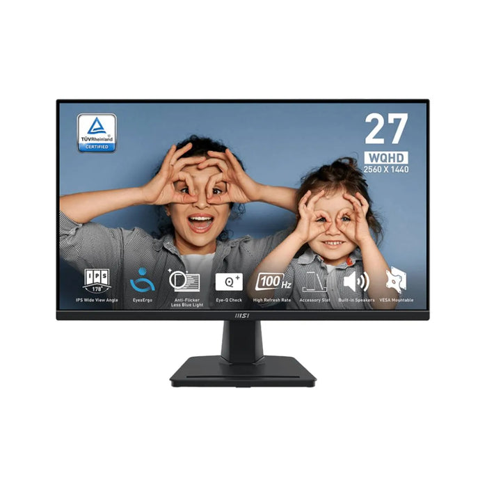 Monitor MSI PRO MP275Q 27.0" IPS 2K 100Hz Black