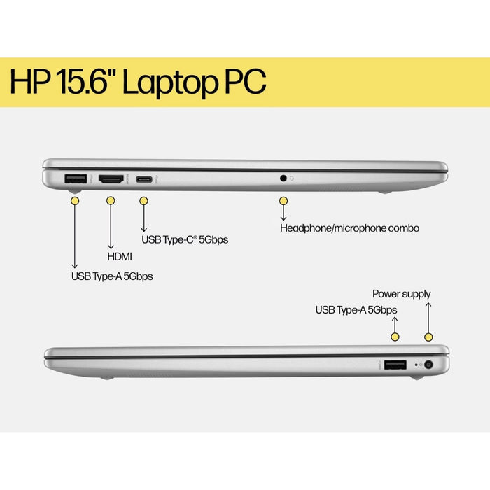 Notebook HP 15-fd0029TU (9Y3Y4PA) i3 Gen 13 Natural Silver