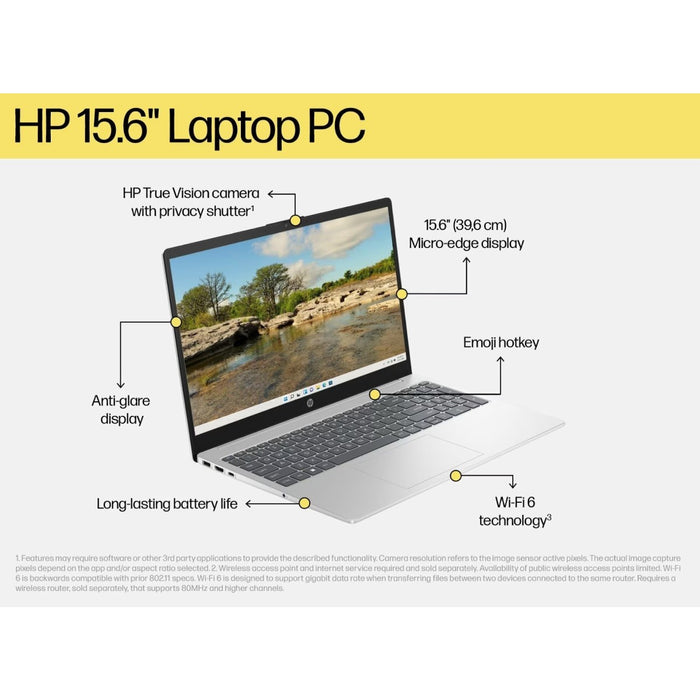 Notebook HP 15-fd0029TU (9Y3Y4PA) i3 Gen 13 Natural Silver