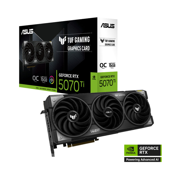  Asus TUF Gaming GeForce RTX 5070 Ti 16GB GDDR7 OC Edition >>เงื่อนไขต้องชำระเต็มจำนวน(ไม่เข้าร่วมผ่อน)<BR>|ลูกค้าต้องชำระภายใน 1 ชม.เท่านั้น!! ถึงจะได้ของ