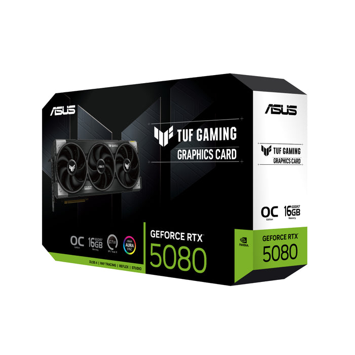 การ์ดจอ Asus TUF Gaming GeForce RTX 5080 16GB GDDR7 OC Edition>เงื่อนไขต้องชำระเต็มจำนวน(ไม่เข้าร่วมผ่อน)<BR>|ลูกค้าต้องชำระภายใน 1 ชม.เท่านั้น!! ถึงจะได้ของ