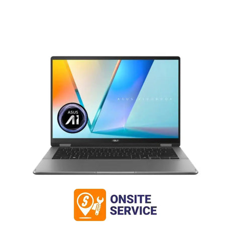 โน๊ตบุ๊ค 2 in 1 Asus Vivobook S14 FLIP TP3407SA-QL727WA Ultra 7 Matte GraySpeedCom