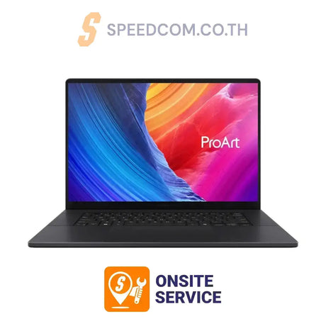 โน๊ตบุ๊ค Asus ProArt P16 H7606WX-SE910WA Ryzen 9 AI สีดำ (Nano Black)SpeedCom