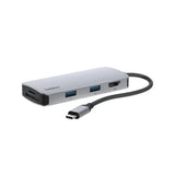 อุปกรณ์แปลงสัญญาณ Belkin USB-C 5-in-1 Multiport Hub (AVC007fqSGY-V2) - SpeedCom