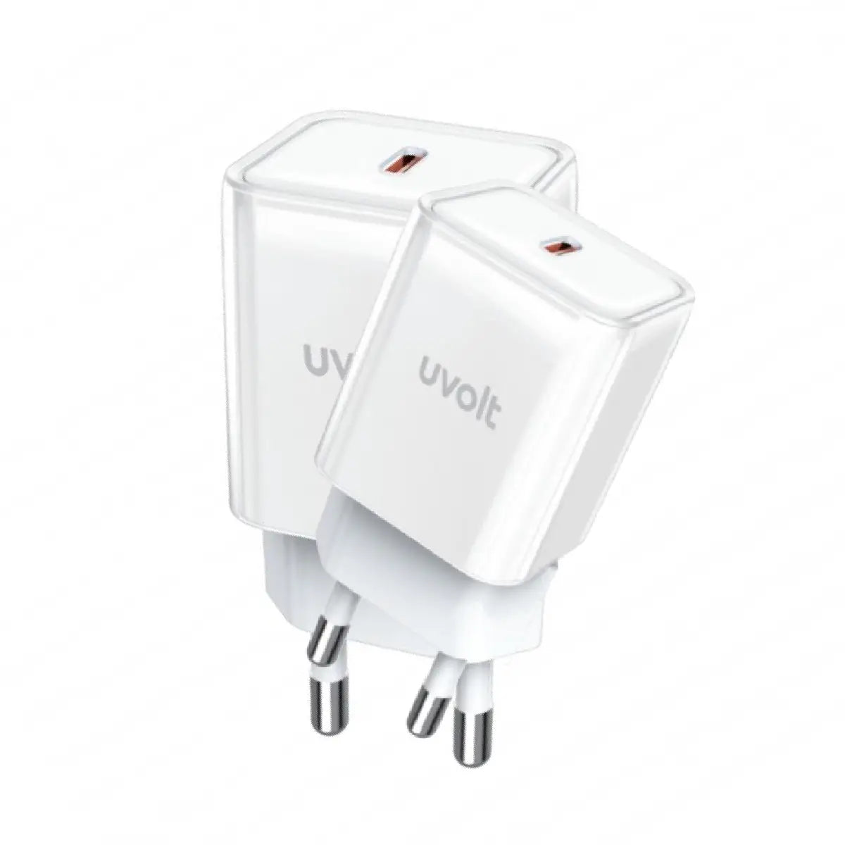 หัวชาร์จ Uvolt UVA20W-01-WHT Wall Charge USB-C PD 20W สีขาว - SpeedCom