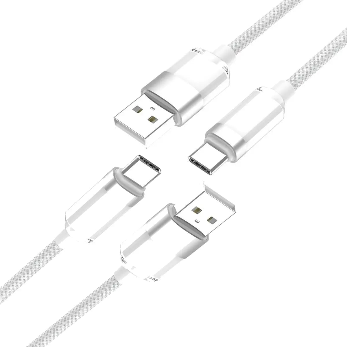 สายชาร์จ Uvolt UVAC-01-WHT USB A to C 18W 1.2M สีขาว - SpeedCom