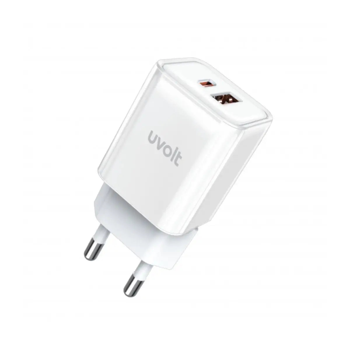 หัวชาร์จ Uvolt UVA33W-01-WHT Wall Charger 33W สีขาว - SpeedCom