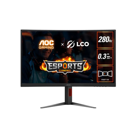จอมอนิเตอร์ AOC C27G4Z/67 27.0" Fast VA Curved 280Hz สีดำ - SpeedCom