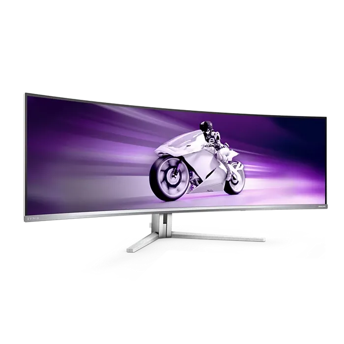 จอมอนิเตอร์ PHILIPS 49M2C8900L/00 48.9" QD OLED 144Hz สีขาว