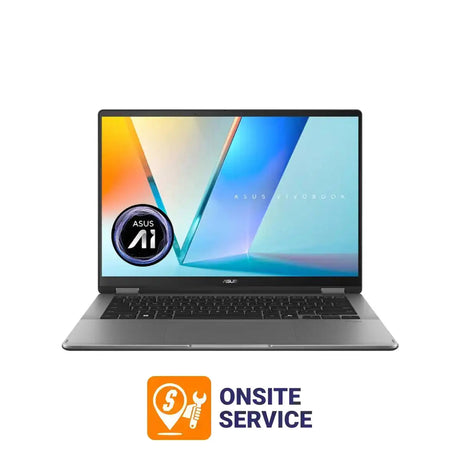 โน๊ตบุ๊ค 2 in 1 Asus Vivobook S14 FLIP TP3407SA-QL528WA Ultra 5 226V สีเทา (Matte Gray)SpeedCom