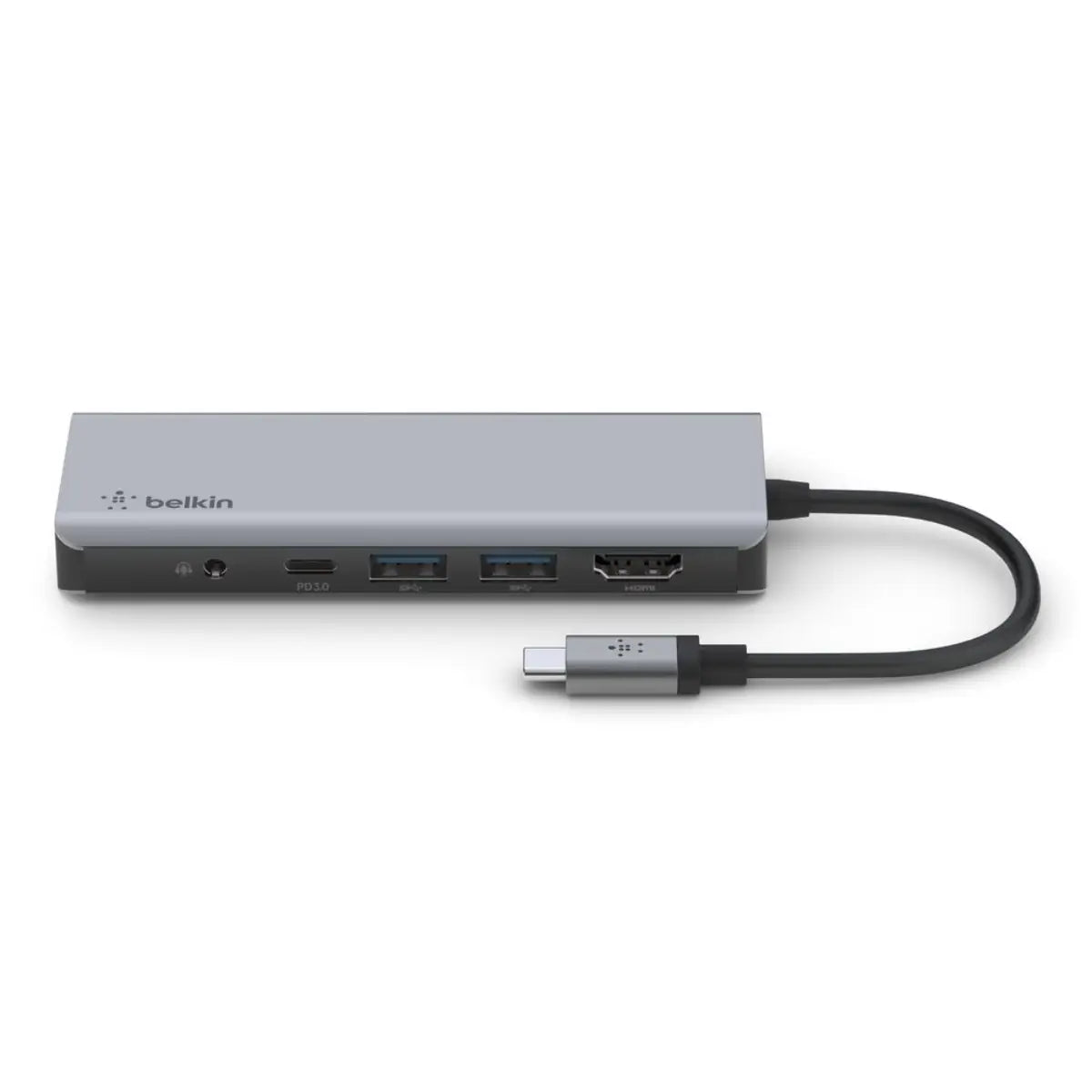 อุปกรณ์แปลงสัญญาณ Belkin USB-C 7-in-1 Multiport Hub Adapter (AVC009btSGY) - SpeedCom