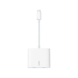 อุปกรณ์แปลงสัญญาณ Belkin USB-C Data + Charge Adapter (WCZ002btWH) - SpeedCom