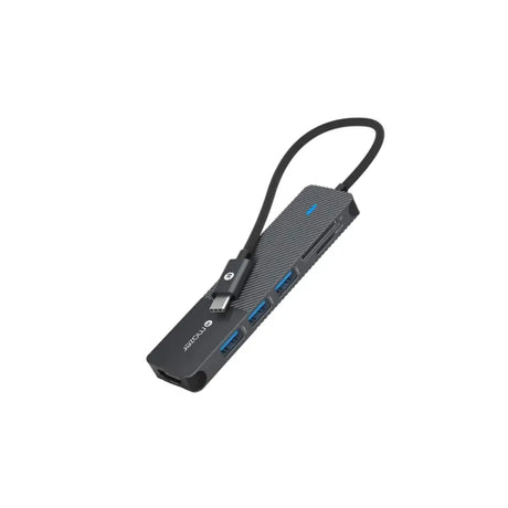 อุปกรณ์แปลงสัญญาณ Mazer Multimedia Pro 6-in-1 Hub (M-UC2MULTI7001-BK) - SpeedCom