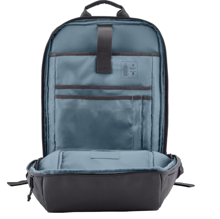 กระเป๋าโน๊ตบุ๊ค HP Travel 18L 15.6 IGR Laptop Backpack สีดำ (6B8U6AA)