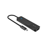 อุปกรณ์แปลงสัญญาณ Mazer Multiport Hub USB C 5-in-1 (M-UC2MULTI7001C-BK) - SpeedCom