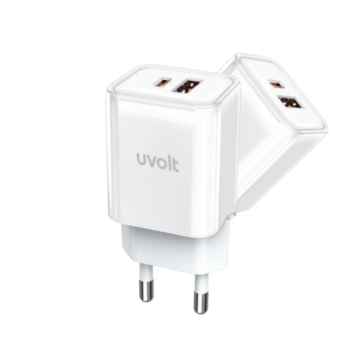 หัวชาร์จ Uvolt UVA33W-01-WHT Wall Charger 33W สีขาว - SpeedCom