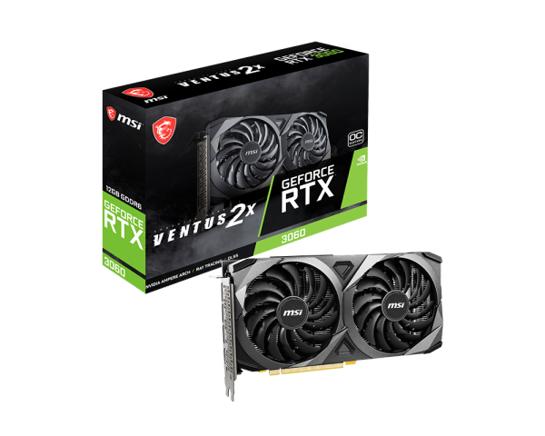 การ์ดจอ MSI GeForce RTX 3060 VENTUS 2X OC 12GB GDDR6