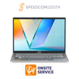 โน๊ตบุ๊ค Asus Vivobook S14 S3407QA-OLED053WA Snapdragon X สีเงิน(Cool silver)SpeedCom