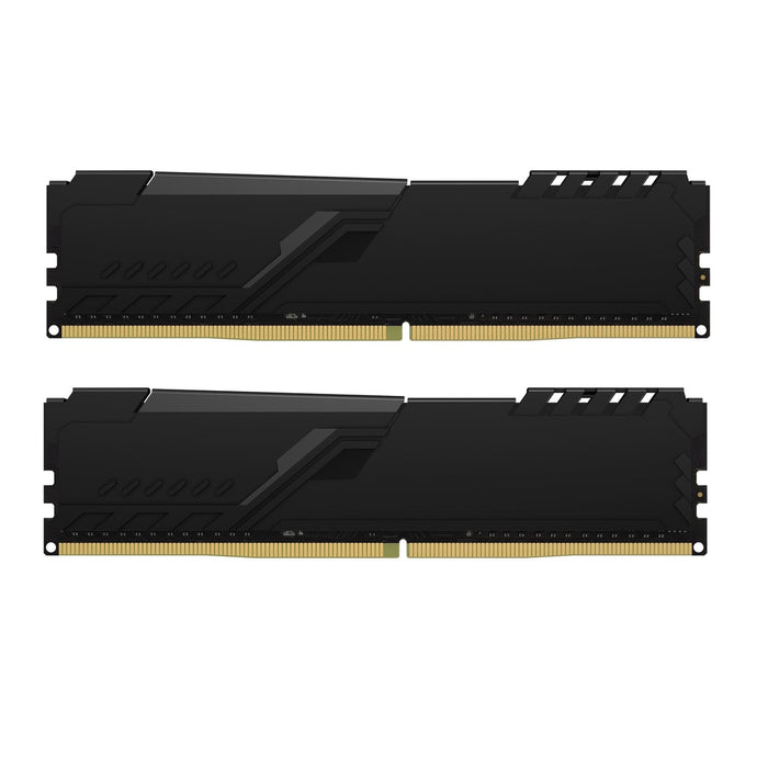 หน่วยความจำ แรม พีซี Kingston FURY BEAST 32GB(16GBX2) DDR4 BUS3200MHz KF432C16BBK2/32 สีดำ