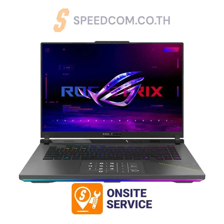 โน๊ตบุ๊ค Asus ROG Strix G16 G614FM-S5013W Ryzen 9 สีเทา (Volt Green)SpeedCom