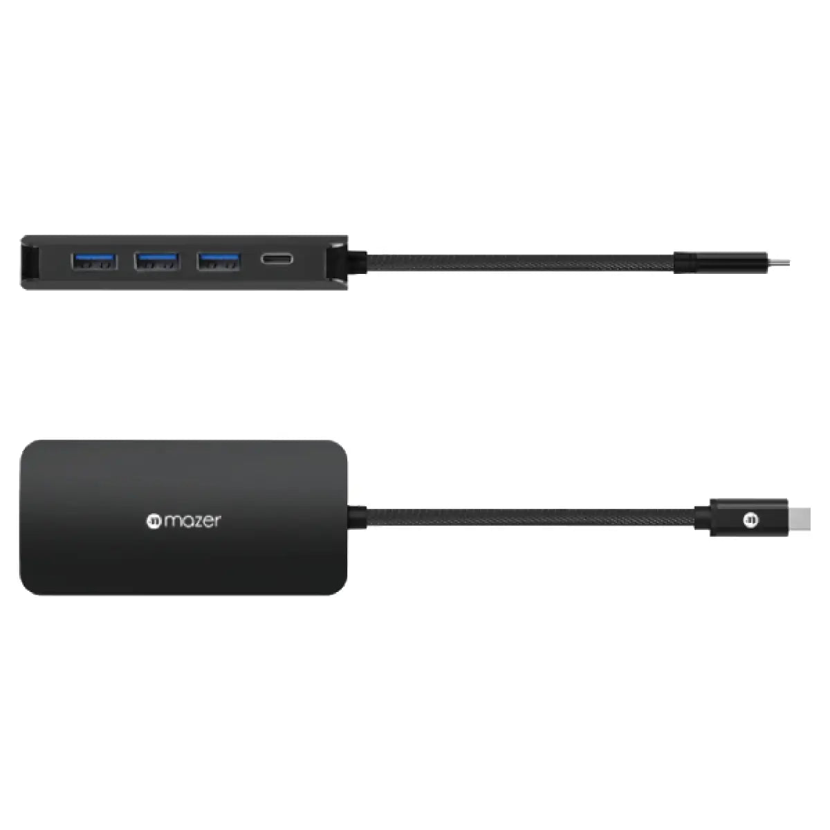 อุปกรณ์แปลงสัญญาณ Mazer USB-C Multiport Hub 7-in-1 (M-UC2MULTI4070-BK) - SpeedCom