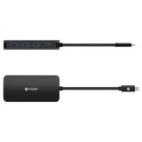 อุปกรณ์แปลงสัญญาณ Mazer USB-C Multiport Hub 7-in-1 (M-UC2MULTI4070-BK) - SpeedCom
