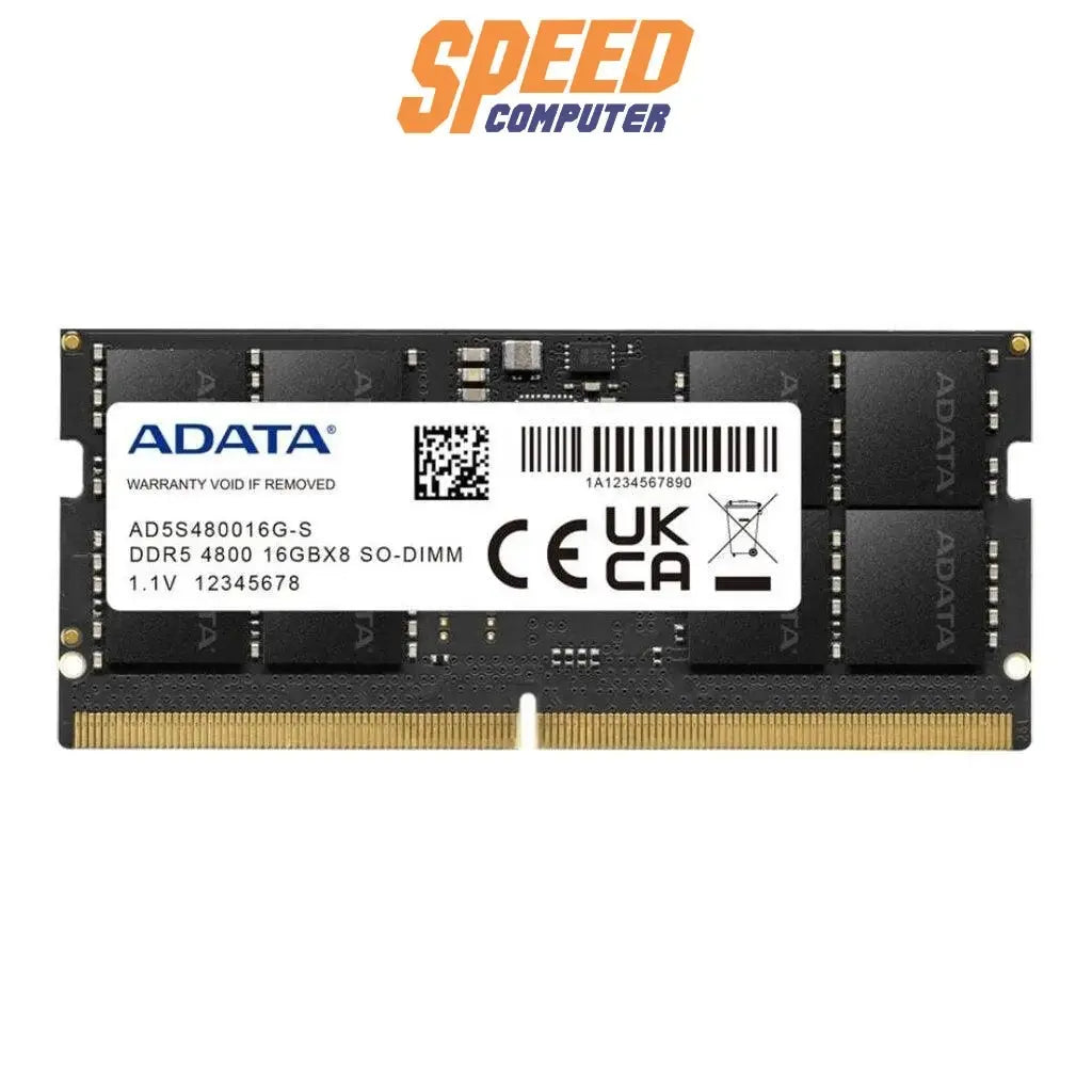 หน่วยความจำ แรม โน๊ตบุ๊ค ADATA 16GB DDR5 AD5S480016G-S