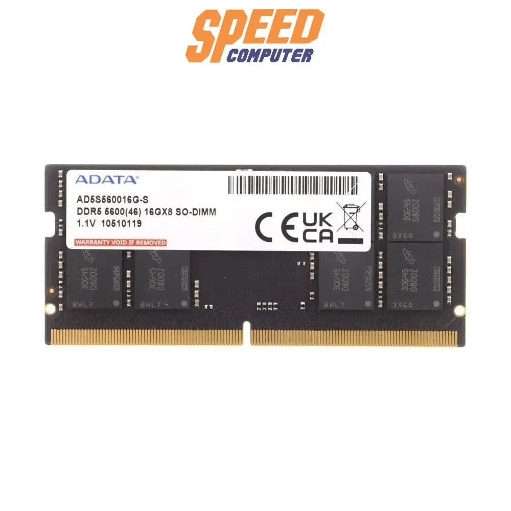 Adata 16 Gb Ddr5 Ram หน่วยความจำ แรม โน๊ตบุ๊ค ADATA 16GB DDR5