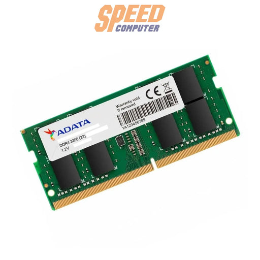 หน่วยความจำ แรม โน๊ตบุ๊ค ADATA 8GB DDR4 BUS 3200 AD4S32008G22-SGN - SpeedCom