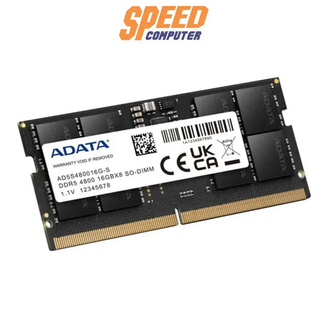 หน่วยความจำ แรม โน๊ตบุ๊ค ADATA 8GB DDR5 BUS 4800 AD5S48008G - S - SpeedCom
