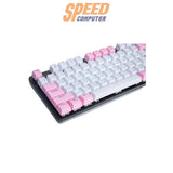 คีย์บอร์ด ALTEC GAMING KEYBOARD Lansing TKL GK8404FQ Pink-White 87 keys 60M lifespan blue switch 2Y - SpeedCom