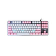 คีย์บอร์ด ALTEC GAMING KEYBOARD Lansing TKL GK8404FQ Pink-White 87 keys 60M lifespan  blue switch 2YSpeedCom