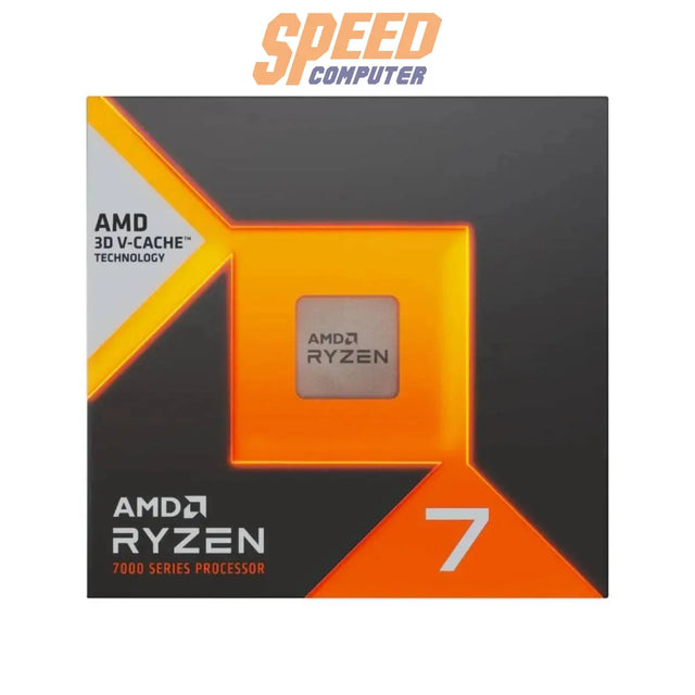 ซีพียู AMD Ryzen 7 7800X3D 4.2GHz 8C/16T AM5 YD7-7800X3D910WOFSpeedCom