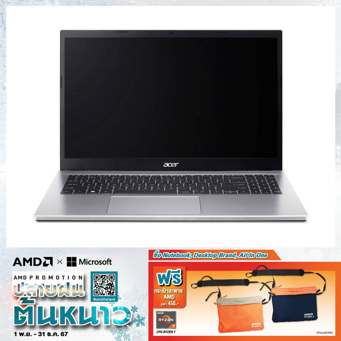 Notebook Acer Aspire 3 A315-44P-R11P Ryzen 7 Pure Silver