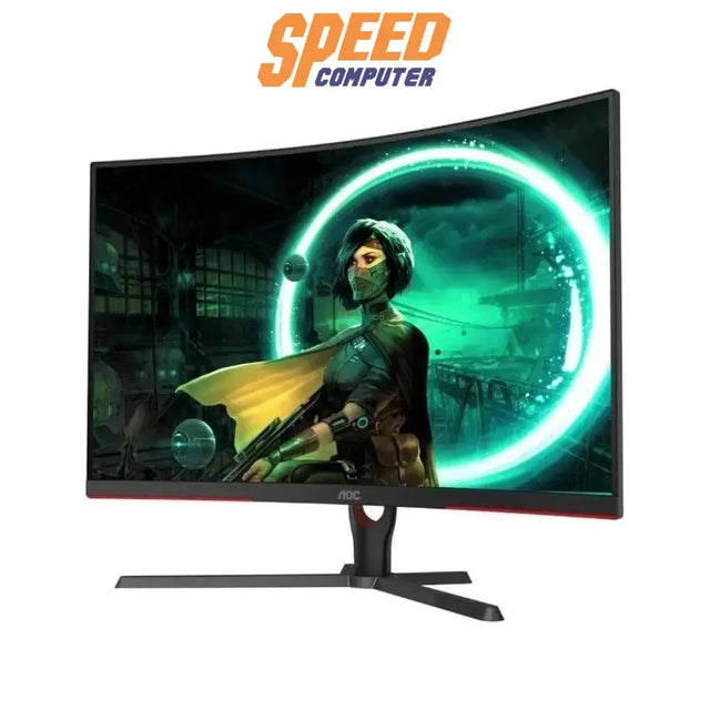 จอมอนิเตอร์ AOC - C32G3E/67 31.5" VA Cruved 165Hz สีดำ - SpeedCom
