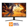 จอมอนิเตอร์ AOC CQ32G4E/67 31.5" Curved 1500R Fast VA 180Hz สีดำ