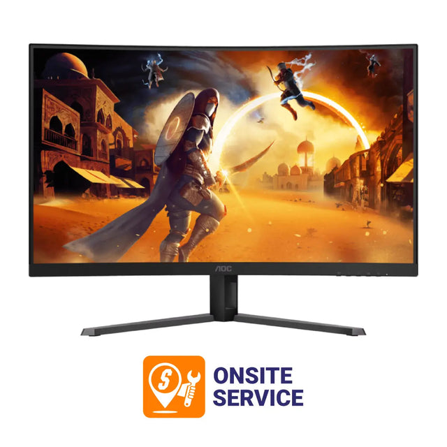 จอมอนิเตอร์ AOC CQ32G4E/67 31.5" Curved 1500R Fast VA 180Hz สีดำ