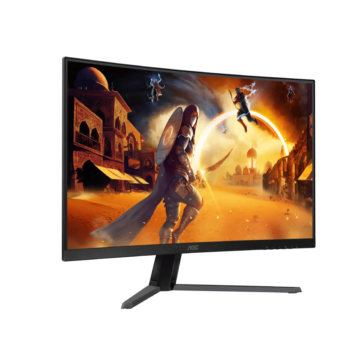 จอมอนิเตอร์ AOC CQ32G4E/67 31.5" Curved 1500R Fast VA 180Hz สีดำ