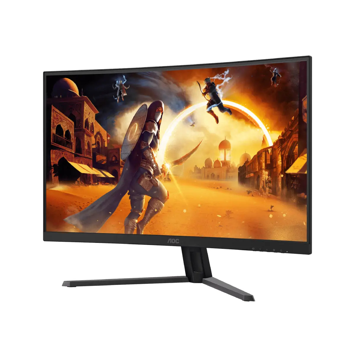 จอมอนิเตอร์ AOC CQ32G4E/67 31.5" Curved 1500R Fast VA 180Hz สีดำ