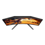 จอมอนิเตอร์ AOC CQ32G4E/67 31.5" Curved 1500R Fast VA 180Hz สีดำ