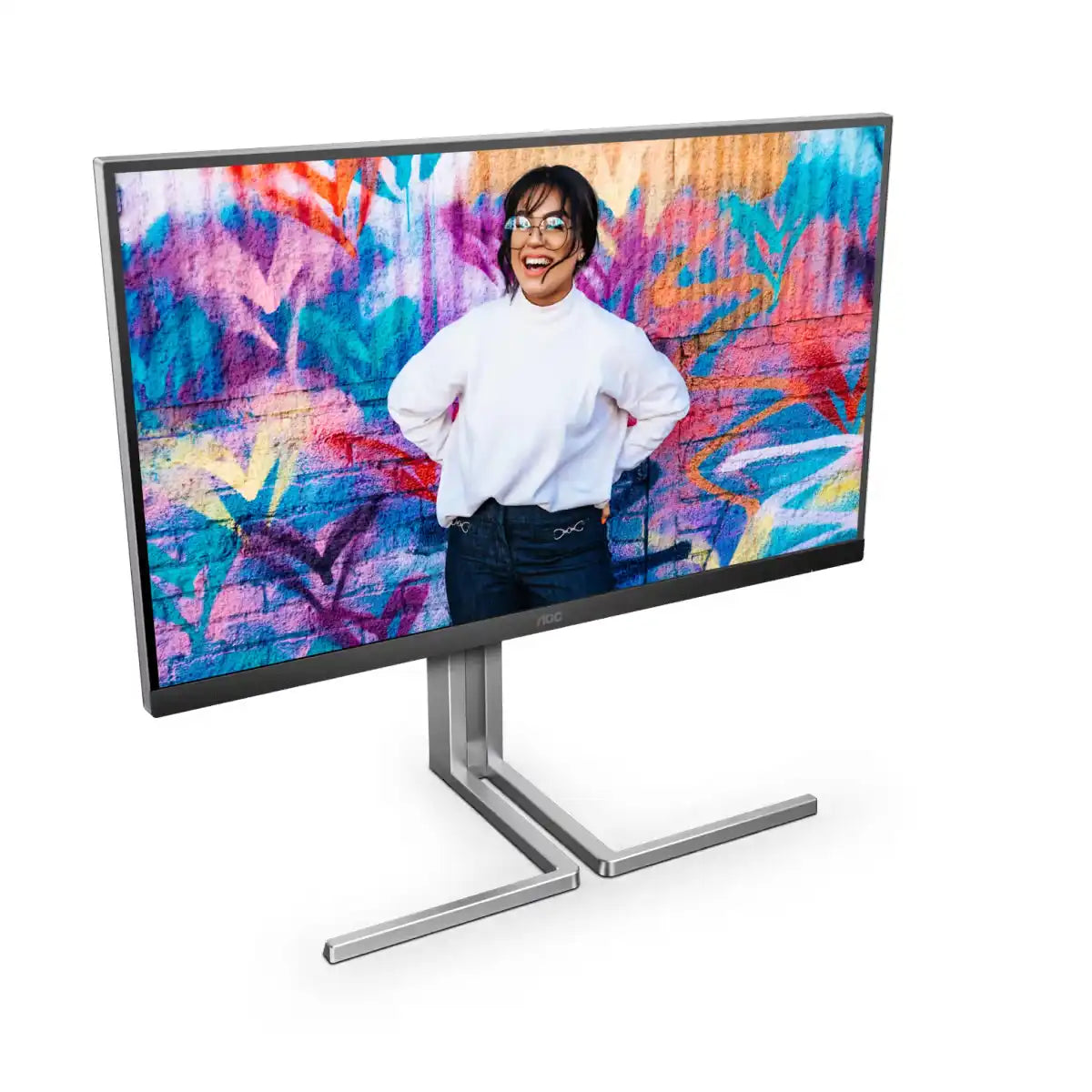 จอมอนิเตอร์ AOC Q27U3CV 27.0" QD IPS 75Hz Adaptive Sync สีดำ - SpeedCom