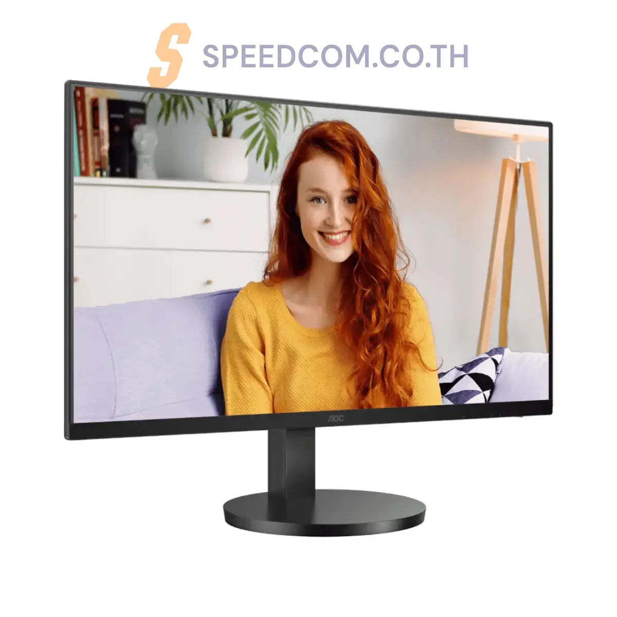 จอมอนิเตอร์ AOC U27B3CF 27.0" 4K IPS 60Hz สีดำ