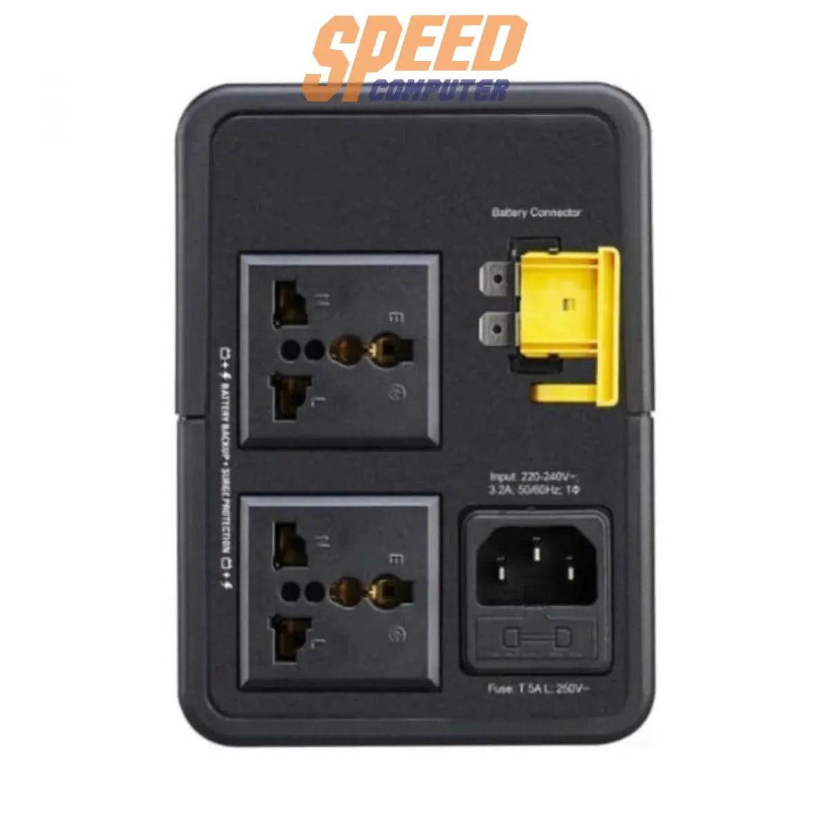 เครื่องสำรองไฟฟ้า APC BVX700LUI MS 360วัตต์ สีดำ - SpeedCom