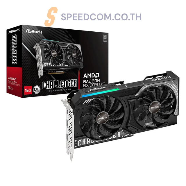 การ์ดจอ ASROCK AMD Radeon RX 9060 XT Challenger 16GB GDDR6